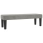 vidaXL Boxspringbett mit Matratze Hellgrau 200x200 cm Samt vidaXL Boxspringbett mit Matratze Hellgrau 200x200 cm Samt