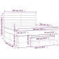 vidaXL Boxspringbett mit Matratze Dunkelgrau 180x200 cm Samt vidaXL Boxspringbett mit Matratze Dunkelgrau 180x200 cm Samt