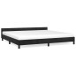 vidaXL Bettgestell mit Kopfteil Schwarz 200x200 cm Samt vidaXL Bettgestell mit Kopfteil Schwarz 200x200 cm Samt