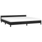 vidaXL Bettgestell mit Kopfteil Schwarz 200x200 cm Samt vidaXL Bettgestell mit Kopfteil Schwarz 200x200 cm Samt