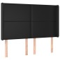 vidaXL Boxspringbett mit Matratze & LED Schwarz 140x200 cm Kunstleder vidaXL Boxspringbett mit Matratze & LED Schwarz 140x200 cm Kunstleder