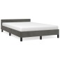 vidaXL Bettgestell ohne Matratze Dunkelgrau 120x200 cm Samt vidaXL Bettgestell ohne Matratze Dunkelgrau 120x200 cm Samt