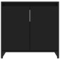 vidaXL Badezimmerschrank Schwarz 60x33x61 cm Holzwerkstoff vidaXL Badezimmerschrank Schwarz 60x33x61 cm Holzwerkstoff