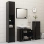 vidaXL Badezimmerschrank Schwarz 60x33x61 cm Holzwerkstoff vidaXL Badezimmerschrank Schwarz 60x33x61 cm Holzwerkstoff