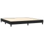 vidaXL Boxspringbett mit Matratze Schwarz 200x200 cm Samt vidaXL Boxspringbett mit Matratze Schwarz 200x200 cm Samt