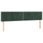 vidaXL Boxspringbett mit Matratze Dunkelgrün 180x200 cm Samt vidaXL Boxspringbett mit Matratze Dunkelgrün 180x200 cm Samt