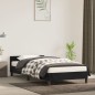 vidaXL Bettgestell mit Kopfteil Schwarz 90x190 cm Samt vidaXL Bettgestell mit Kopfteil Schwarz 90x190 cm Samt