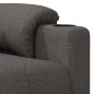 Relaxsessel Dunkelgrau Stoff Relaxsessel Dunkelgrau Stoff