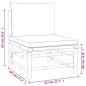 vidaXL 3-tlg. Garten-Lounge-Set mit Taupe Kissen Bambus vidaXL 3-tlg. Garten-Lounge-Set mit Taupe Kissen Bambus