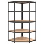 vidaXL Regale mit 5 Böden 5 Stk. Anthrazit Stahl & Holzwerkstoff vidaXL Regale mit 5 Böden 5 Stk. Anthrazit Stahl & Holzwerkstoff