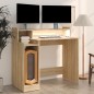vidaXL Schreibtisch mit LEDs Sonoma-Eiche 97x45x90 cm Holzwerkstoff vidaXL Schreibtisch mit LEDs Sonoma-Eiche 97x45x90 cm Holzwerkstoff