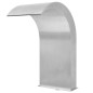 vidaXL Pool-Wasserfall Edelstahl 45x30x65 cm Silbern vidaXL Pool-Wasserfall Edelstahl 45x30x65 cm Silbern