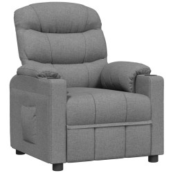 Relaxsessel Hellgrau Stoff