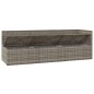 vidaXL 3-tlg. Garten-Lounge-Set mit Kissen Grau Poly Rattan vidaXL 3-tlg. Garten-Lounge-Set mit Kissen Grau Poly Rattan