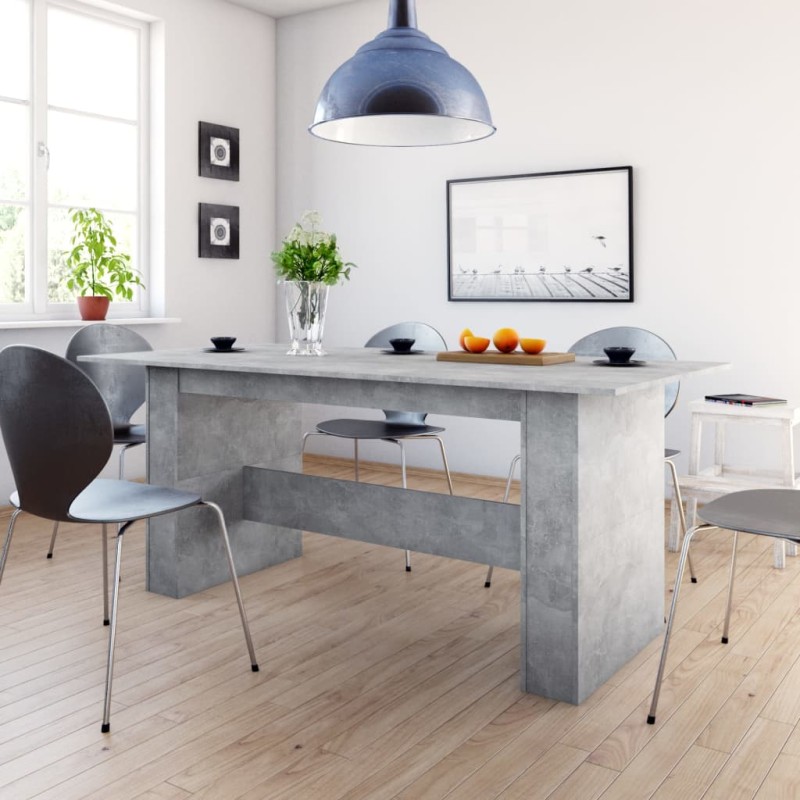vidaXL Esstisch Betongrau 180x90x76 cm Holzwerkstoff vidaXL Esstisch Betongrau 180x90x76 cm Holzwerkstoff