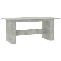 vidaXL Esstisch Betongrau 180x90x76 cm Holzwerkstoff