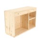 Esschert Design Wandbar mit Klappbarer Ablage M Natur Esschert Design Wandbar mit Klappbarer Ablage M Natur