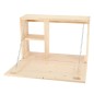 Esschert Design Wandbar mit Klappbarer Ablage M Natur Esschert Design Wandbar mit Klappbarer Ablage M Natur