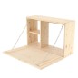 Esschert Design Wandbar mit Klappbarer Ablage M Natur Esschert Design Wandbar mit Klappbarer Ablage M Natur