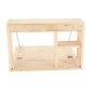 Esschert Design Wandbar mit Klappbarer Ablage M Natur Esschert Design Wandbar mit Klappbarer Ablage M Natur