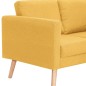 vidaXL 2-Sitzer-Sofa Stoff Gelb vidaXL 2-Sitzer-Sofa Stoff Gelb