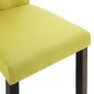 vidaXL Esszimmerstühle 2 Stück Grün Stoff vidaXL Esszimmerstühle 2 Stück Grün Stoff