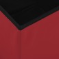vidaXL Hocker mit Stauraum Weinrot PVC vidaXL Hocker mit Stauraum Weinrot PVC