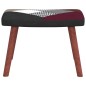 vidaXL Schaukelstuhl mit Hocker Patchwork Stoff vidaXL Schaukelstuhl mit Hocker Patchwork Stoff