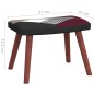 vidaXL Schaukelstuhl mit Hocker Patchwork Stoff vidaXL Schaukelstuhl mit Hocker Patchwork Stoff