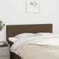 vidaXL Kopfteile 2 Stk. Dunkelbraun 72x5x78/88 cm Stoff vidaXL Kopfteile 2 Stk. Dunkelbraun 72x5x78/88 cm Stoff