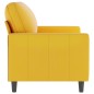 vidaXL 2-Sitzer-Sofa Gelb 120 cm Samt vidaXL 2-Sitzer-Sofa Gelb 120 cm Samt