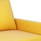 vidaXL 2-Sitzer-Sofa Gelb 120 cm Samt vidaXL 2-Sitzer-Sofa Gelb 120 cm Samt