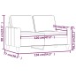 vidaXL 2-Sitzer-Sofa Gelb 120 cm Samt vidaXL 2-Sitzer-Sofa Gelb 120 cm Samt