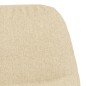 vidaXL Schaukelstuhl Cremeweiß Stoff vidaXL Schaukelstuhl Cremeweiß Stoff