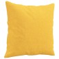 vidaXL Zierkissen 2 Stk. Hellgelb 40x40 cm Stoff vidaXL Zierkissen 2 Stk. Hellgelb 40x40 cm Stoff