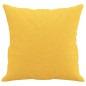 vidaXL Zierkissen 2 Stk. Hellgelb 40x40 cm Stoff vidaXL Zierkissen 2 Stk. Hellgelb 40x40 cm Stoff