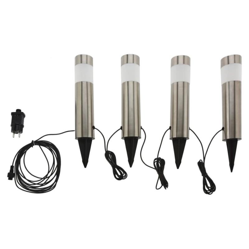 ProGarden LED-Gartenleuchten 4 Stk. 6,3x37,5 cm ProGarden LED-Gartenleuchten 4 Stk. 6,3x37,5 cm