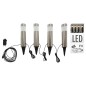 ProGarden LED-Gartenleuchten 4 Stk. 6,3x37,5 cm ProGarden LED-Gartenleuchten 4 Stk. 6,3x37,5 cm