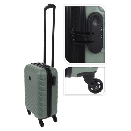 ProWorld Koffer Diamant-Design 28 L Grün 