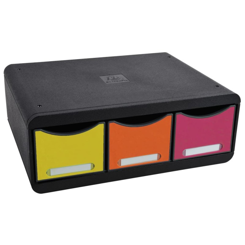 Exacompta Schubladenbox Toolbox Maxi mit 3 Laden Harlequin Exacompta Schubladenbox Toolbox Maxi mit 3 Laden Harlequin