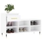 vidaXL Schuhregal Hochglanz-Weiß 102x36x60 cm Holzwerkstoff vidaXL Schuhregal Hochglanz-Weiß 102x36x60 cm Holzwerkstoff