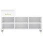 vidaXL Schuhregal Hochglanz-Weiß 102x36x60 cm Holzwerkstoff vidaXL Schuhregal Hochglanz-Weiß 102x36x60 cm Holzwerkstoff