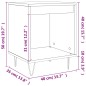 vidaXL Nachttische 2 Stk. Weiß 40x35x50 cm Holzwerkstoff vidaXL Nachttische 2 Stk. Weiß 40x35x50 cm Holzwerkstoff