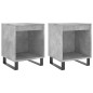 vidaXL Nachttische 2 Stk. Betongrau 40x35x50 cm Holzwerkstoff vidaXL Nachttische 2 Stk. Betongrau 40x35x50 cm Holzwerkstoff