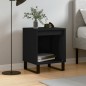 vidaXL Nachttisch Schwarz 40x35x50 cm Holzwerkstoff vidaXL Nachttisch Schwarz 40x35x50 cm Holzwerkstoff