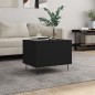 vidaXL Couchtisch Schwarz 60x44,5x45 cm Holzwerkstoff vidaXL Couchtisch Schwarz 60x44,5x45 cm Holzwerkstoff