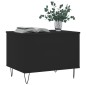 vidaXL Couchtisch Schwarz 60x44,5x45 cm Holzwerkstoff vidaXL Couchtisch Schwarz 60x44,5x45 cm Holzwerkstoff