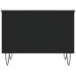 vidaXL Couchtisch Schwarz 60x44,5x45 cm Holzwerkstoff vidaXL Couchtisch Schwarz 60x44,5x45 cm Holzwerkstoff
