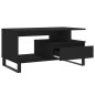 vidaXL Couchtisch Schwarz 90x49x45 cm Holzwerkstoff vidaXL Couchtisch Schwarz 90x49x45 cm Holzwerkstoff