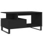 vidaXL Couchtisch Schwarz 90x49x45 cm Holzwerkstoff vidaXL Couchtisch Schwarz 90x49x45 cm Holzwerkstoff